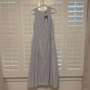 Runched A-line maxi dress